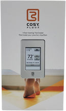 CosyFloor Programmable Thermostat T5268, for Electric Radiant Heating Floors 120V/240V, Built-in GFCI Protection, with Air and Floor Temperature Sensors