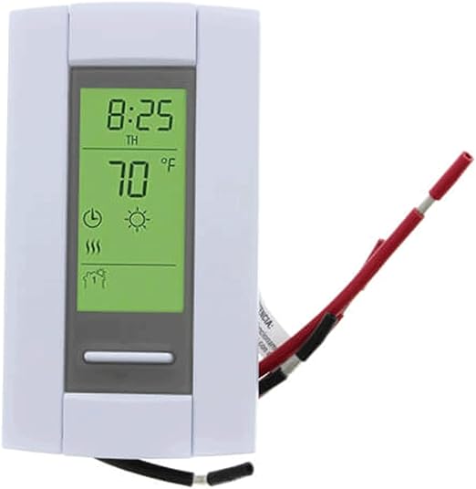 Honeywell TH115-AF-GA Programmable Thermostat for Home, with Floor Temperature Sensor and Built-in GFCI for Radiant Floor Heating System Applications for 120-240V Floor Heating Cables