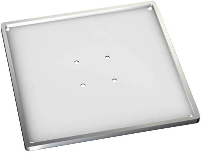 Wedi Drain Cover, Grate Assembly, 3-3/4"x3-3/4", for Shower Base in Tiled Shower Surrounds