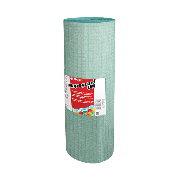 Mapei 2850930 Mapeguard UM 1/8 Inch Thick Uncoupling Crack Isolation and Waterproofing Membrane Underlayment 323 Sq Ft Roll
