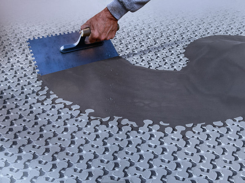 ARDEX FLEXBONE UI 740 Uncoupling Waterproof Crack Isolating Membrane, 54 Sq Ft Roll, 1/8" Thick, Load Bearing Floor Underlayment for Ceramic, Porcelain Tiles in Heavy Stress Areas