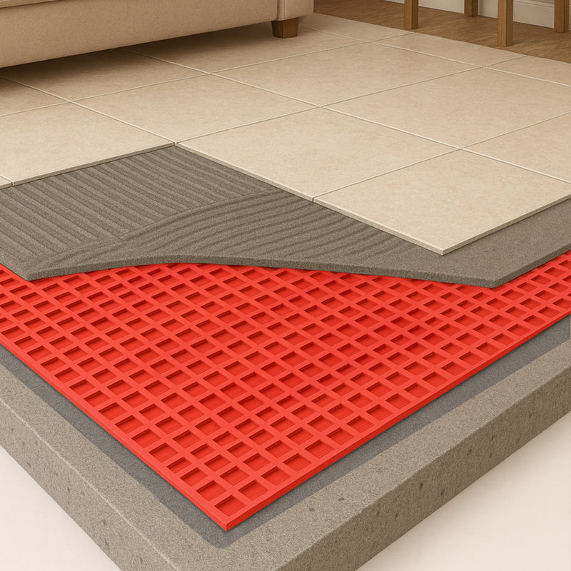 Prova Protegga Plus TT8000RED82R Uncoupling Membrane 269 Sq Ft Roll