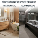 Laticrete HYDRO BAN Waterproofing Vapor Retarder Membrane, 108 Sq Ft Roll for Ceramic Tile and Stone Tile, Flooring Underlayment for Bathroom, Steam Room, Shower, or Tub Surrounds (9455-0108-2)