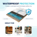 Bardalas Uncoupling Waterproofing Membrane, 108 Sq Ft Roll, 1/8 Inch Anti-Fracture Mat, Crack Isolation Flooring Underlayment for Bathroom Floor Tile, Subfloor
