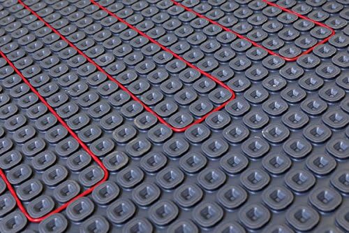 NuHeat Uncoupling Heated Floor Membrane 10.6 sq ft (39 x 39 Inch) Sheet