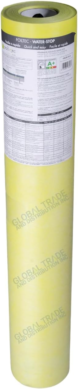 Profilitec Foiltec Waterproofing Membrane from Engineered Polyethylene Fabric 323 Sq Ft Roll (3.3' x 98.5')