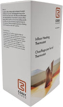 CosyFloor Programmable Non-Touchscreen Thermostat T5267,For Electric Radiant Heating Floors 120V/240V, Built-in GFCI Protection, with Floor Heating Sensor