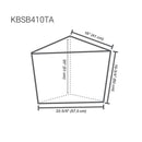 Schluter Systems Kerdi-Board-Sb Triangular Shower Bench 16" X 16" , Model: KBSB410TA