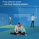 OJ Microline Touchscreen Programmable Radiant Floor Heating Thermostat 120/240V, Dual Sensing with Class A GFCI and Floor Temperature Sensor, UDG4-4999