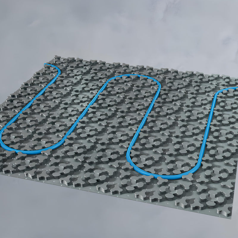 ARDEX FLEXBONE HEAT Waterproofing & Uncoupling Membrane Sheet, 8.4 Sq Ft Each, 1/4" Thick Flooring Underlayment Mat for Radiant Floor Heating System Installation UH905