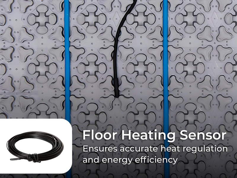 Ardex Flexbone Electric Radiant Floor Heating Kit with Heating Uncoupling Membrane UH905, Heat Cable (Heating Wire), Thermostat, and Safe Installation Tools