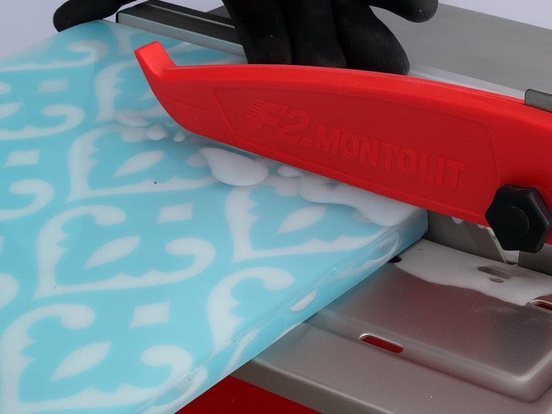 Montolit F2 Electric Tile Wet Saw 115V – Professional Heavy-Duty Tile Cutter with Precision Diamond Blade, Water Cooling System, Portable Cutting Machine for Ceramic, Porcelain, Marble, and Stone, 906EV02