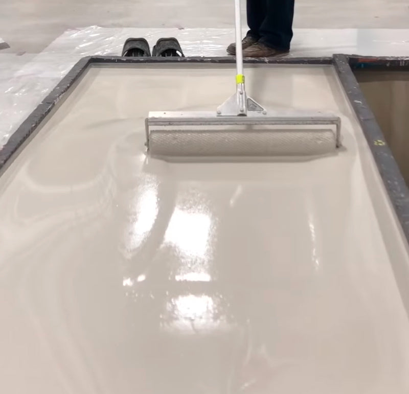 Ardex T-6 Spiked Lightweight Roller 24", with Aluminum Frame for Industrial to Residential Application of Self-leveling Compounds