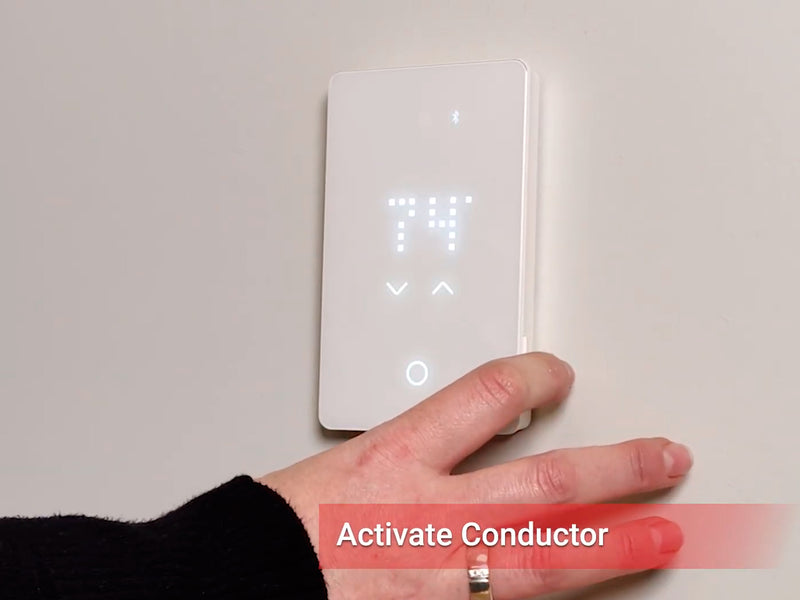 nVent Nuheat Conductor UWG5-4999-NV Smart WiFi Programmable Thermostat for Electric Radiant Heated Floors - 120V/240V, for Smart Home and Home Automation Systems, by Chemelex