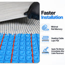 Mapei Mapeheat Lightweight, Uncoupling, Crack Isolation and Waterproofing Membrane, 161 Sq Ft Roll, 7/32 Inch Thick for Radiant Floor Heating System Installation (2855915)
