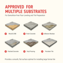 ARDEX TL 2000 Fiber Reinforced Self-Leveling Floor Underlayment, Cement-Based Polymer-Modified Compound for Interior Concrete, Wood, Tile, 50 Lbs Bag (38119)