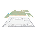 SunTouch TapeMat Electric Under Floor Heating Mat with 1/8" Thick Cable, 240 V, Open-Weave Orange Mesh for Commercial and Residential, Installs Beneath Tile, Stone, Laminate