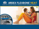 Ardex FLEXBONE UH 910, Electric Radiant Floor Heating Cable for Interior Underfloor Warming for Installing Heating Membrane