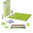 Profilitec Waterproof Linear Shower Kit: 52"x66" Off-set Shower Pan (Tray), Center Outlet Channel Body Drain and Cover