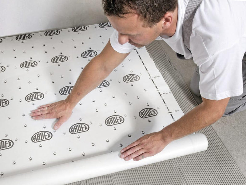 ARDEX TLT 717 Waterproofing Vapor Retarder Membrane Roll For Ceramic Tile And Stone Tile, Flooring Underlayment for Commercial Steam Showers