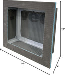 Wedi Prefabricated Durable Polystyrene Building Panel Waterproof Shower Niche, 16 Inch x 16 Inch, for Tiled Shower Surrounds, US3000005