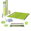 Profilitec Showertec Waterproof Linear Shower Kit with 36" x 44" Offset Pre-Sloped Shower Pan, Center Drain Channel and Cover, Complete Vapor-Tight Tile-Ready Shower System