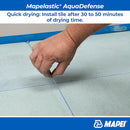 Mapei Mapelastic Aquadefense Waterproofing and Crack Isolation Membrane, Quick-drying, Waterproofing, Anti-fracture and Crack Isolation Membrane, Shower Flooring Underlayment for Residential and Commercial Environments, 5 Gal Pail (01968)