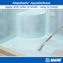Mapei Mapelastic Aquadefense Waterproofing and Crack Isolation Membrane, Quick-drying, Waterproofing, Anti-fracture and Crack Isolation Membrane, Shower Flooring Underlayment for Residential and Commercial Environments, 1 Gal Pail (01953)