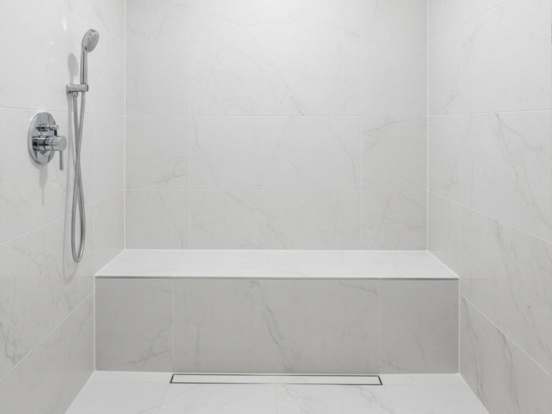 Schluter-KERDI-BOARD-SB Rectangle Prefabricated Waterproof Shower Bench (Rectangle 48"x16"x20") KBSB4101220RA