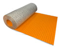 Schluter Systems Ditra-Heat-Duo-PS Peel and Stick Uncoupling Membrane with Sound Control and Thermal Break - Ideal for Multi-Story Construction - 5/16-Inch Thickness, 108 Square Feet Roll - DHDPS810M