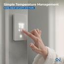 OJ Microline WiFi Programmable Touchscreen Thermostat UWG5-4999 For Home, with Bluetooth, Floor Temperature Sensor, Built-in GFCI, for Indoor Underfloor Radiant Heating System, 120-240V Warming Cable
