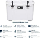 YETI Tundra 35 Hard Cooler, Functional, Rugged, Heavy and Luggable, White