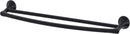 Pfister Rhen Matte Black 24" Double Towel Bar with Hidden Screws, Towel Holder/Towel Bars for Bathroom, Bathroom Hardware/Bathroom Accessories, Transitional Bathroom Decor
