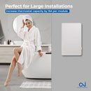 Drexma Power Module with LED USG5-4000 for Electric Radiant Floor Heating, Relay with Class A GFCI, Multi Voltage, For 120/240 V Heating Cables, For Use with Programmable Touchscreen Smart WiFi Thermostat