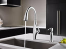 Pfister GT529-1HC Kai Single-Hole Pull-Down Kitchen Faucet with High-Arc Spout and Dual-Function Spray Head, Polished Chrome