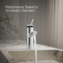 Kohler 99491-4-CP Elate® Single-Handle Bathroom Sink Faucet with Metal Pop-Up Drain, Polished Chrome, 1.2 GPM