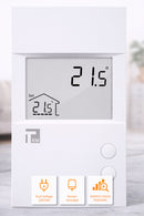 TRM-FH-Bronze Radiant Floor Heating Digital Non-programmable Thermostat For Home, with Floor Temperature Sensor, Built-in GFCI, for Indoor Underfloor Heating System, 120V-240V Electric Warming Cable