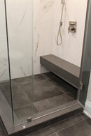 Prova Linear Drain Kit with Grate Assembly (Cover) in Tileable Design for Bonded Waterproofing Assemblies in Tiled Shower Surrounds