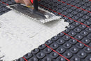 Chemflex Nuheat Peel & Stick Uncoupling Membrane, 10.6 Sq Ft Sheet (39 in x 39 in), FG0800_1, Non-Woven Polypropylene Heating Pad, Waterproof Anti-Fracture Floor Underlayment for Heating Systems