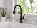 Pfister Neera Kitchen Faucet with Pull Down Sprayer, High Arc Kitchen Sink Faucet with Pull Out Spray Head, Transitional Home Décor, Single Handle Kitchen Faucets, 1-Hole