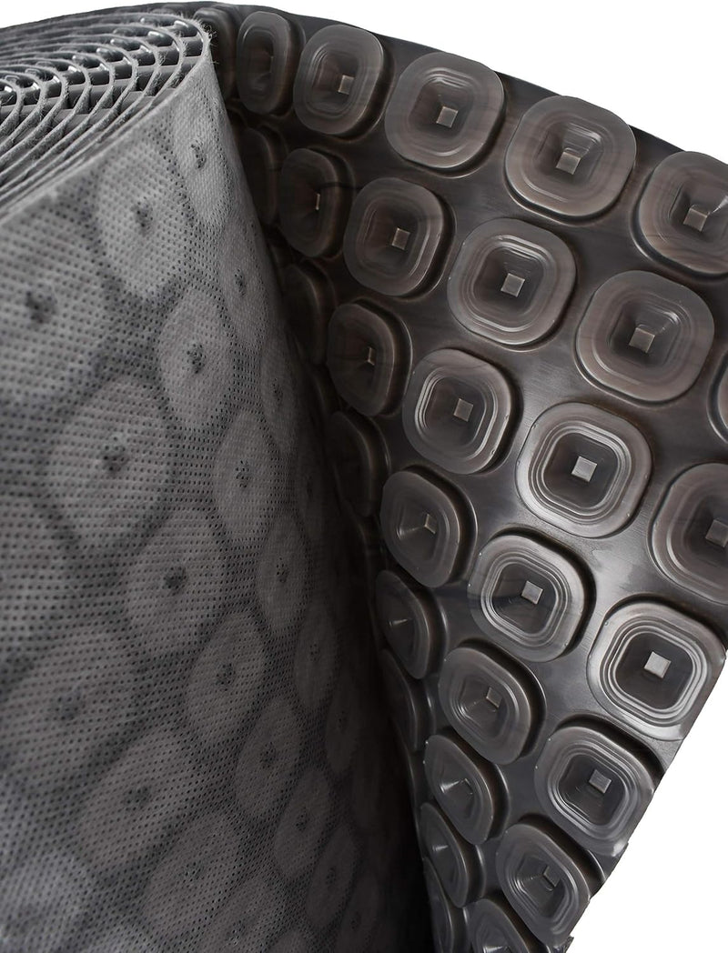 Chemelex nVent Nuheat AC0106 Uncoupling Membrane 54 Sq Ft Roll (3' 3" x 16' 5") Non-Woven Polypropylene Heating Pad, Waterproof and Anti-Fracture Floor Underlayment for Underfloor Heating System