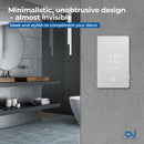 OJ Microline WiFi Programmable Touchscreen Thermostat UWG5-4999 For Home, with Bluetooth, Floor Temperature Sensor, Built-in GFCI, for Indoor Underfloor Radiant Heating System, 120-240V Warming Cable