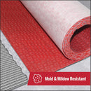 MD TT8004RED82R Prova Flex Uncoupling Underlayment Membrane 269 Sq Ft Roll, 82', Floor Underlayment for Ceramic, Porcelain Tiles in Heavy Stress Areas