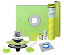 Profilitec Showertec Waterproof Shower Kit with 36"x36" CenterTray, Drain Kit and 4" Drain Cover