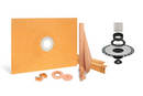 All-in-one Waterproof Shower Kit with 38"x60" Center Tray, 2" Flange and 4 " Drain Cover