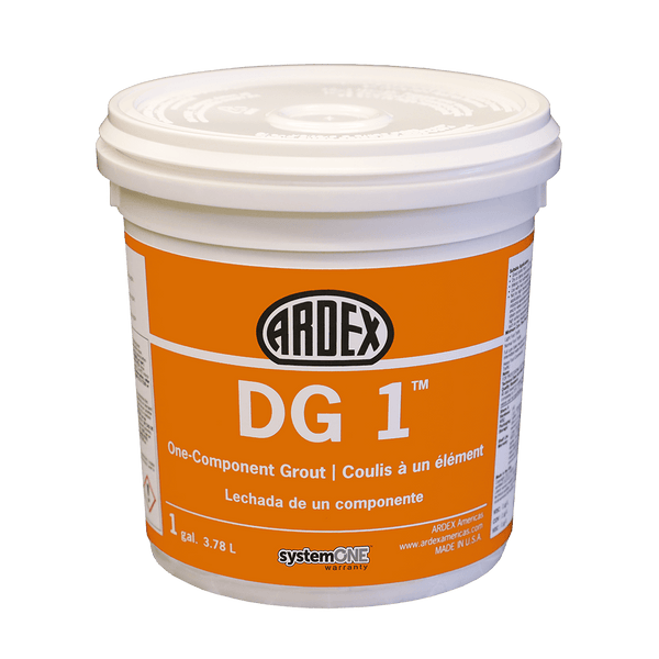 ARDEX DG 1, Ready to Use, Durable, Easy-to-Clean, Premixed Grout, Perfect for Wet Areas, 1 Gal