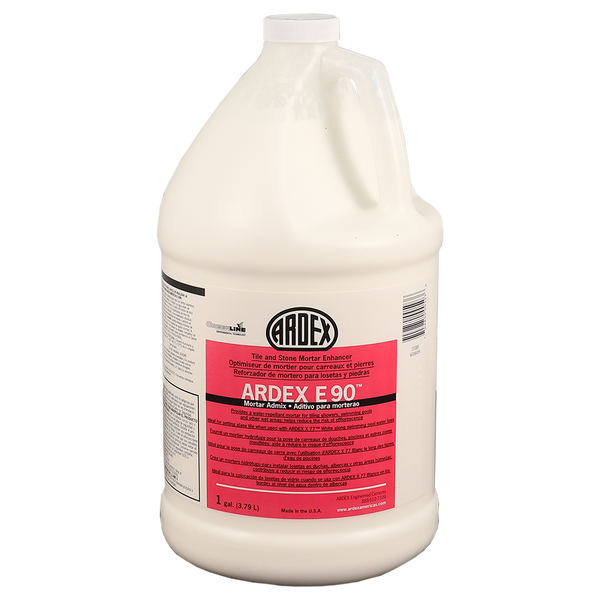 ARDEX E90™ Mortar Admix – Tile & Stone Mortar Enhancer for Superior Adhesion, Flexibility, & Water Repellency – Ideal for Wet Areas, Glass Tile, Tile-on-Tile Applications, Interior/Exterior Use