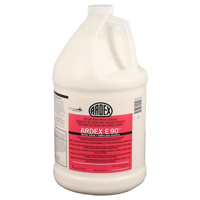 ARDEX E90™ Mortar Admix – Tile & Stone Mortar Enhancer for Superior Adhesion, Flexibility, & Water Repellency – Ideal for Wet Areas, Glass Tile, Tile-on-Tile Applications, Interior/Exterior Use