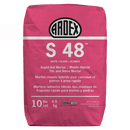 Ardex S 48 Versatile, Rapid-Set, Polymer-modified, Portland Cement Based Thinset Mortar Adhesive, Flooring Underlayment for Stone, Ceramic Tile for Exterior Applications, 10 lb (4.5 kg) Bag, White