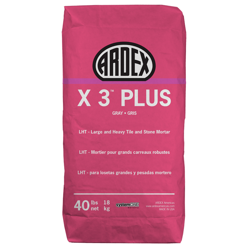 Ardex Membrane Installation Bundle, Includes: Ardex Flexbone UI 740 Uncoupling Waterproofing Membrane Roll, 215 Sq Ft Roll, 3 Bags of Ardex X 3 PLUS LHT Polymer-Modified Large and Heavy Tile Mortar, 40 lbs, Gray and Ardex T-7 Grout Sponge